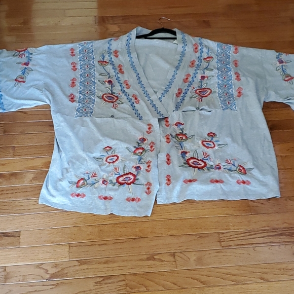 New! Beautiful Boho Caite Embroidery Jacket - Picture 3 of 6